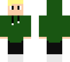 green hoodie boy