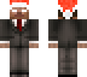 herobrine in christmas skin