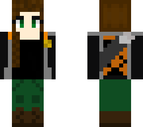 katniss everdeen (shaded hair)