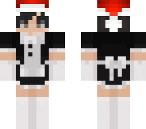 maid with santa lol