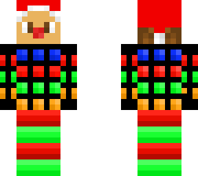 me in christmas clothes