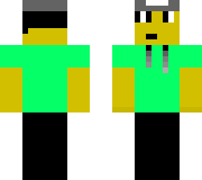 minecraft kid with hat on