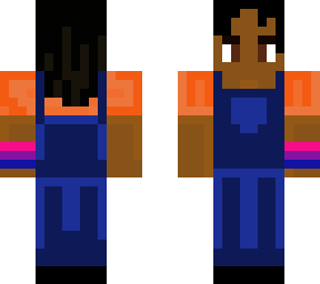 overalls with face