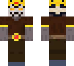 penitent king with mask