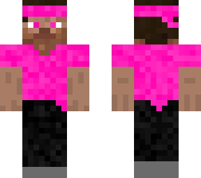 pink steve (for people who wanna match in bedwars or sum)