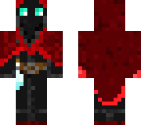 plague doctor with horns and cloak