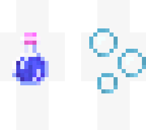 Potion Of Water Breathing Minecraft Skin