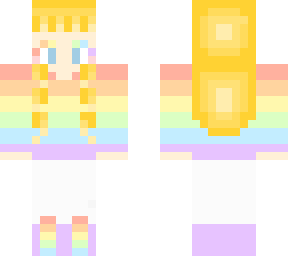pride shirt (long hair blonde)