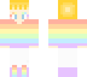 pride shirt (short hair blonde)