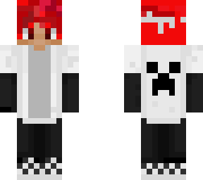 r ed haired skin with stylish clothes