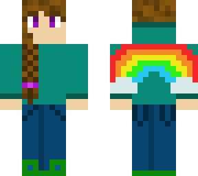 rainbow girl
