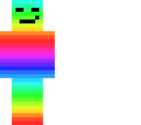 rainbow person