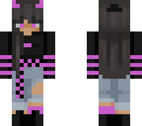 skater girl purple