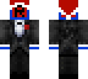 suited ritz w outer layer santa hat