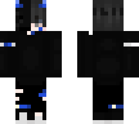 blue demon mask