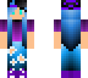 blue girl