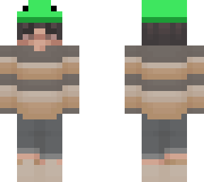 boy in frog hat