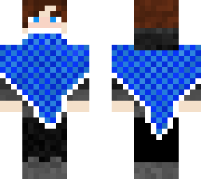 checkered poncho/blanket