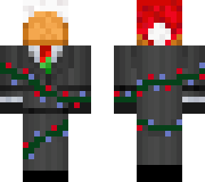 christmas bread in a suit