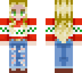 christmas girl skin