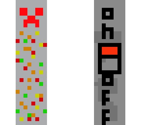 creeper robot with on & off switch on the back
