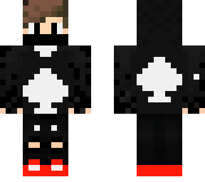 cute white spades boy