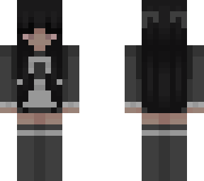 dark emo bow girl