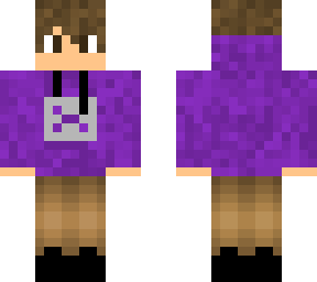 detailed purple hoodie