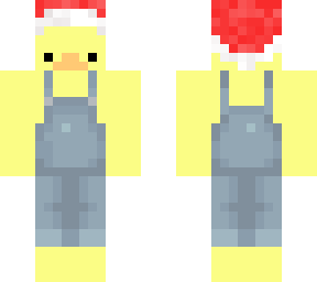 duckie with santa hat