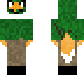 fox in grass block