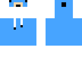 hat buddy hoodie (base, blue)
