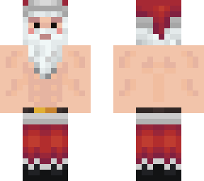 hot shirtless santa