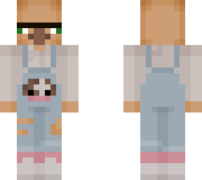 krunk villager cow overalls