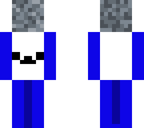 little doggo in pajamas carrying a stone block