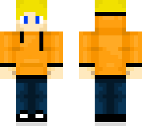 orange hoodie