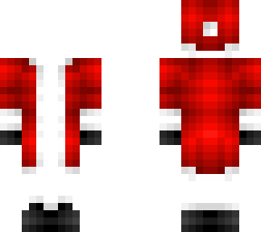outfit base - long red santa jacket & hat v2