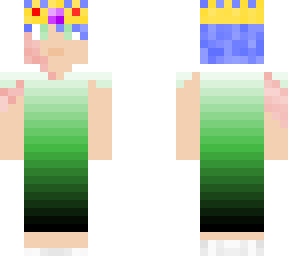 person with cool burn scar and crown
