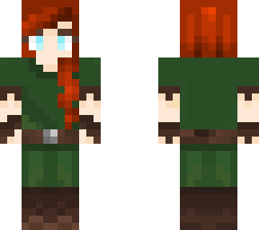 redhead girl  without bow