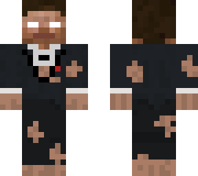 Ripped HeroBrine Suit | Minecraft Skin