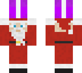 santa holding gift