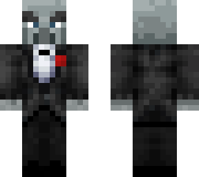 vindicator wearing tuxedo