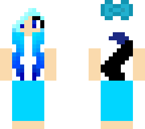 vrinda's minecraft skin with pjs