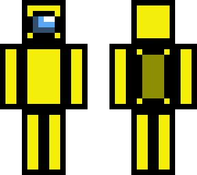yellow among us character