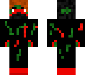 zombie ninja kid red and black
