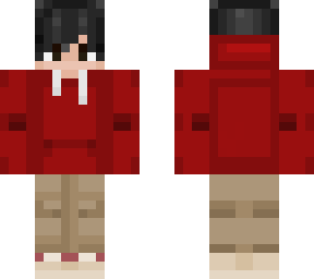 ~casual red hoodie~