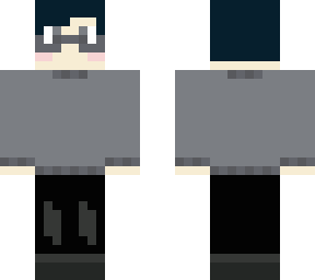 an edit of my skin - as tasteful as a free minecraft skin can be lol