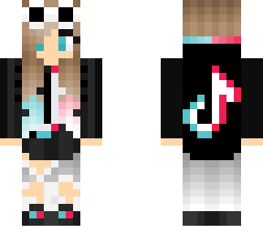 ari - black hair white and black sweater with georgenotfound glasses