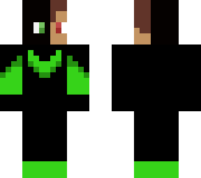 black green character
