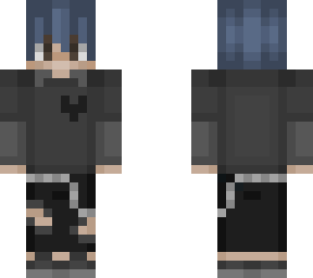 blue hair boy
