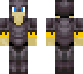 boy in netherite armor